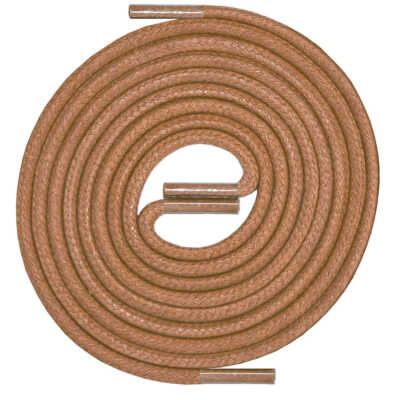 TAN | Diameter 2.5mm, Heavy Duty Waxed All Round Shoelaces