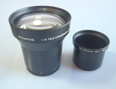 Olympus Teleconveerter zur XZ1/2 TCON-1,7x mit Adapter Gebraucht Black