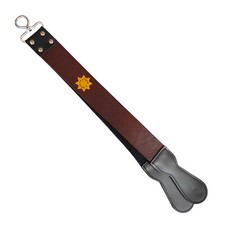 Hanging Leather Strop for Straight Razor Sharpening – Barber-Grade Razor Strop