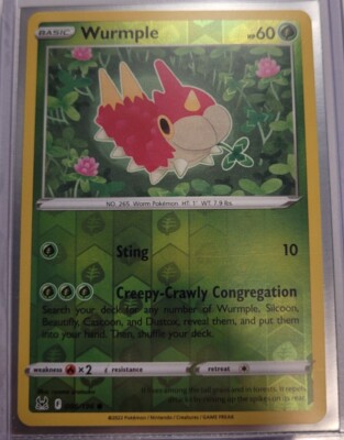 Wurmple - Reverse Holo - Verlorener Ursprung - Pokemon - Englisch