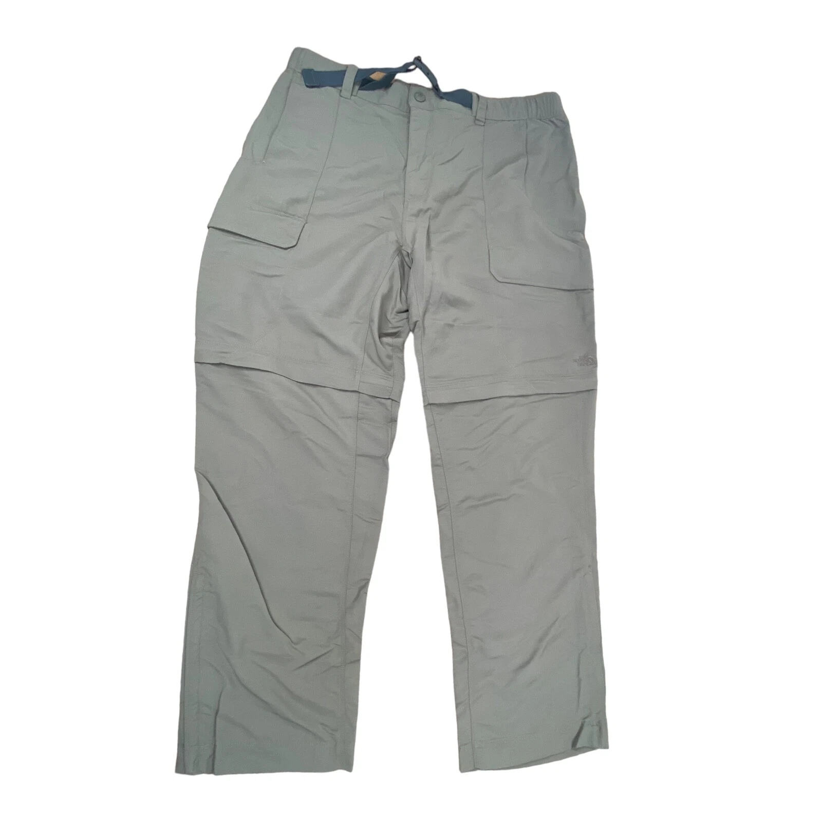 The North Face Cargo Pants Mens Grey Large Paramount Outdoor Hiking Convertible