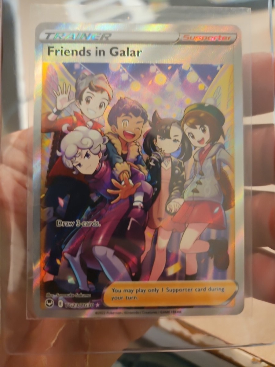 pokemon card tg23 tg30 Friends in Galar TG23/TG30 Pokémon TCG Silver Tempest Ultra Rare (CB)