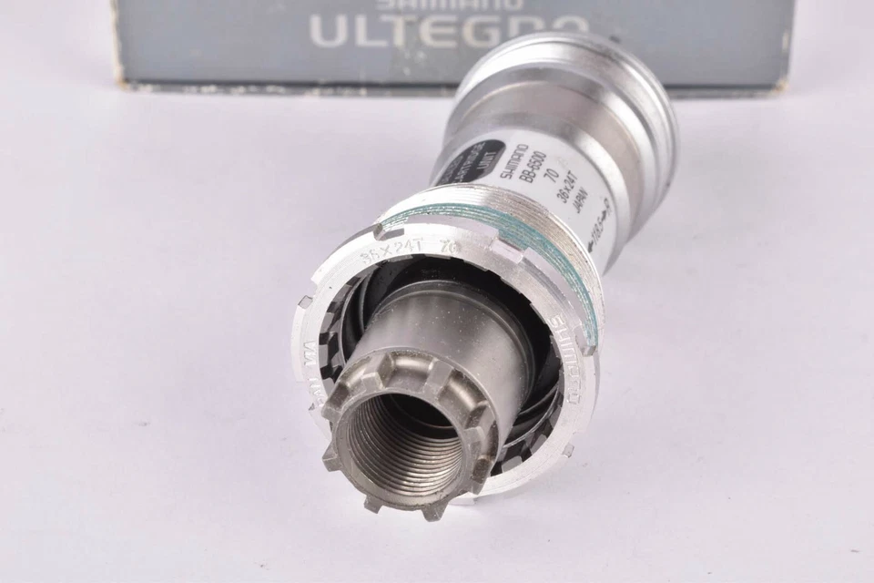 NOS/NIB Shimano Ultegra #BB-6500 Octalink Bottom Bracket in 118.5mm ITA thread - Bild 3 von 4