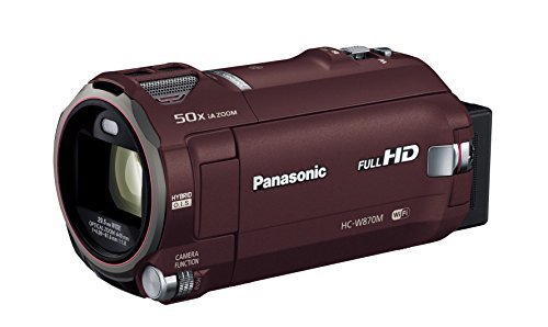 Panasonic HD Camcorder HC-W870M-T 50X Zoom Brown 6.03MP Japanese