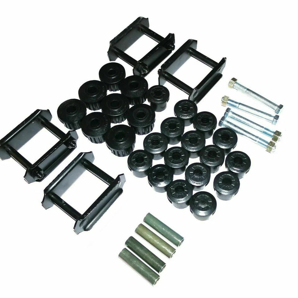 Kit espaciador de perno y grillete gitano Suzuki Gypsy Spring Bush SJ413 SJ4 Foto 2 de 4