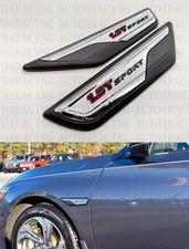 1.5t Sport Chrome Black Fender Accent Garnish Emblem Fit 2018-2022 Honda Accord