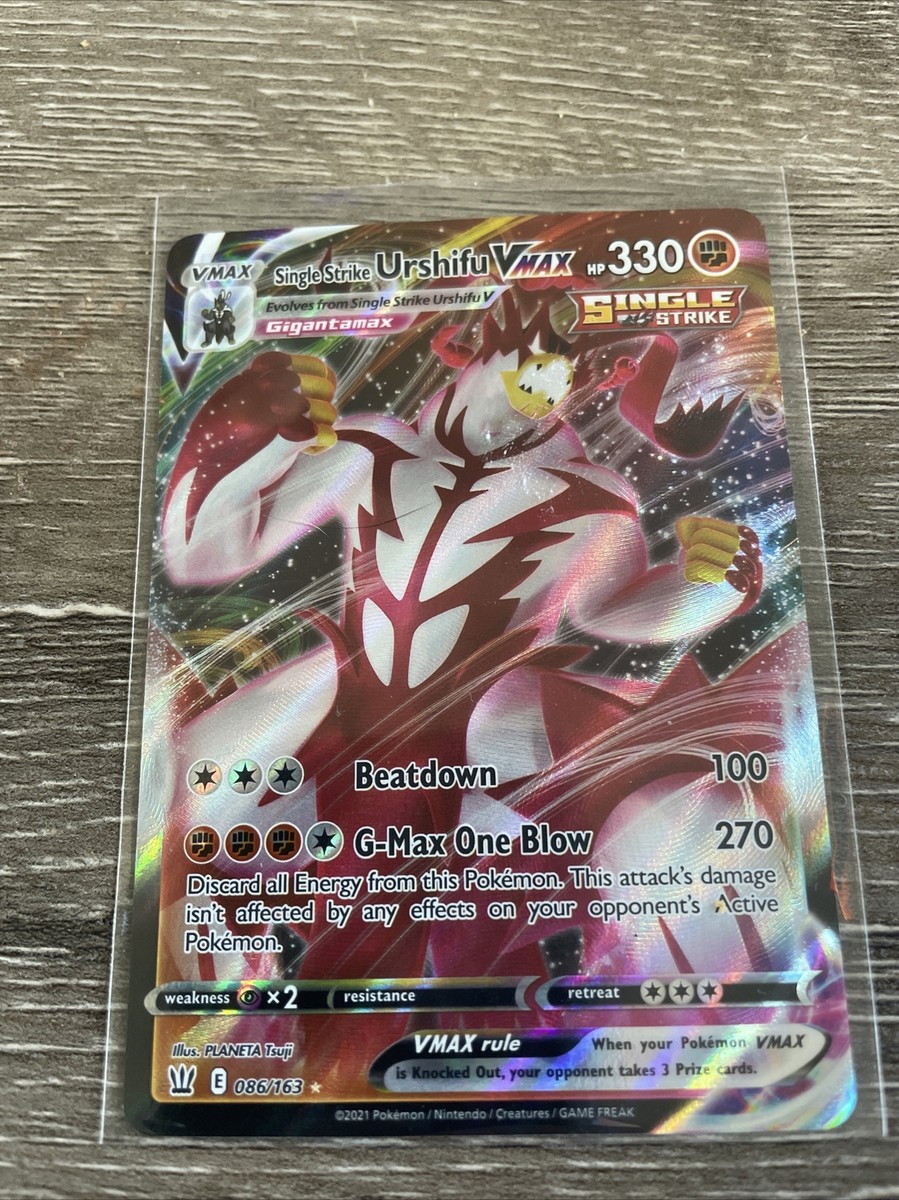 Pokemon -Single Strike Urshifu V Max Full Art 86/163 - Battle