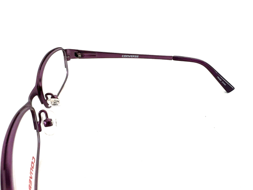 New CONVERSE Frames Matte Purple Metal Eyeglasses Kids Girls Explore 47 16 130 - Picture 3 of 8