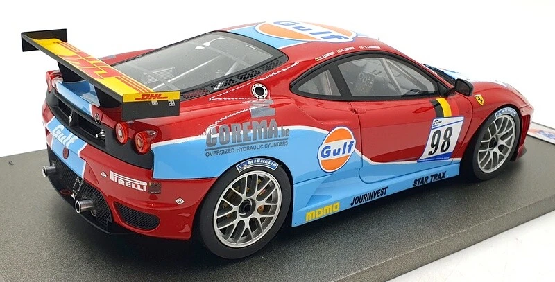BBR 1/18 Scale Resin AB18014 - Ferrari F430 GT Spa 2007 Ice Pol #98 Gulf - Image 2 of 4