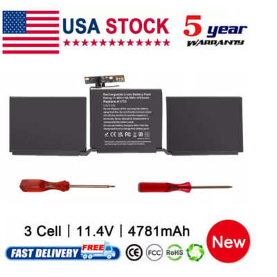 A1708 A1713 Battery for MacBook Pro 13 inch Late 2016 Mid 2017 EMC 2978 EMC 3164