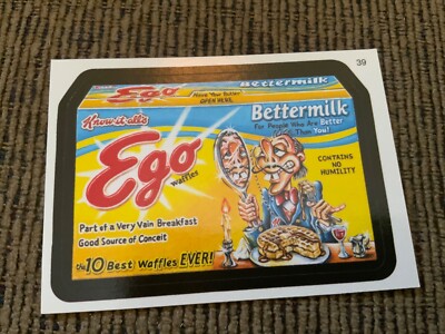 2006 Series 3 Topps Wacky Packages Trading Sticker Card #39 Ego