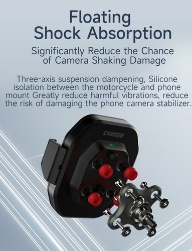Chigee CG-2 Phone Holder & Wireless Charger with 12mm Mirror Clamp - MFP0010 - Picture 7 of 14