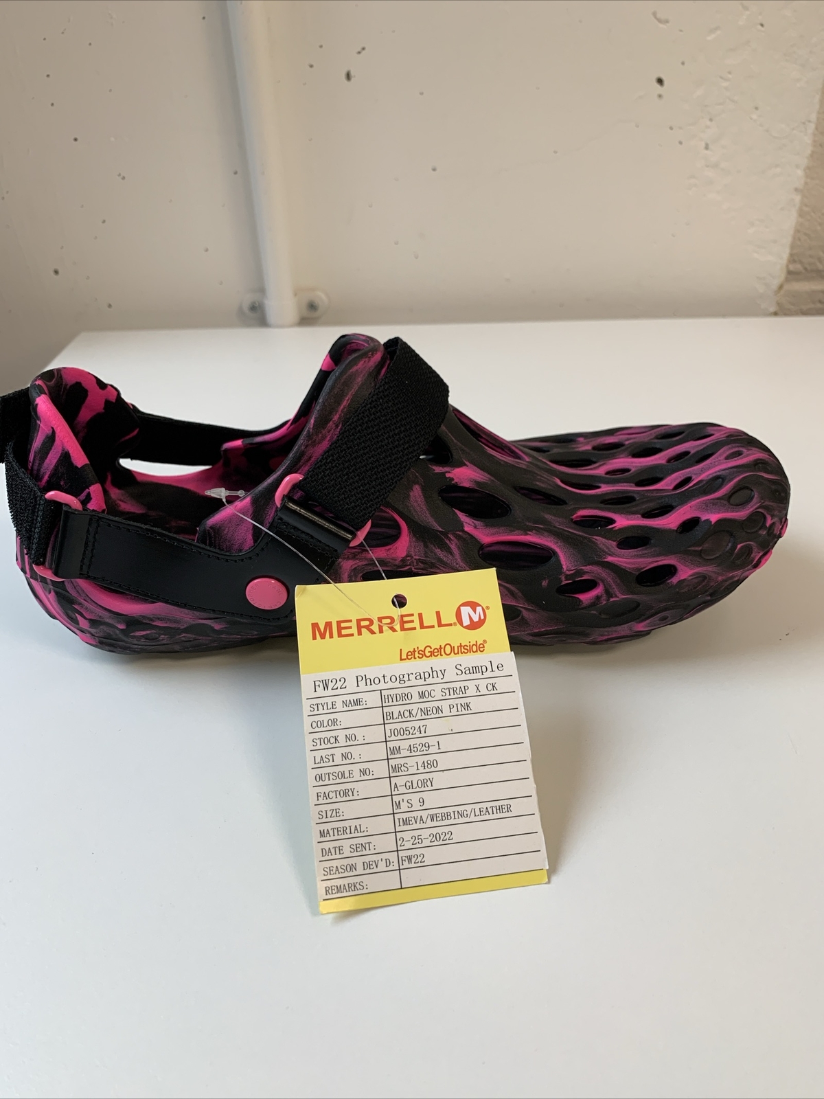 Scarpa campione Merrell Hydro Moc X Christopher Kane SOLO UNA SCARPA PIEDE SINISTRO M9