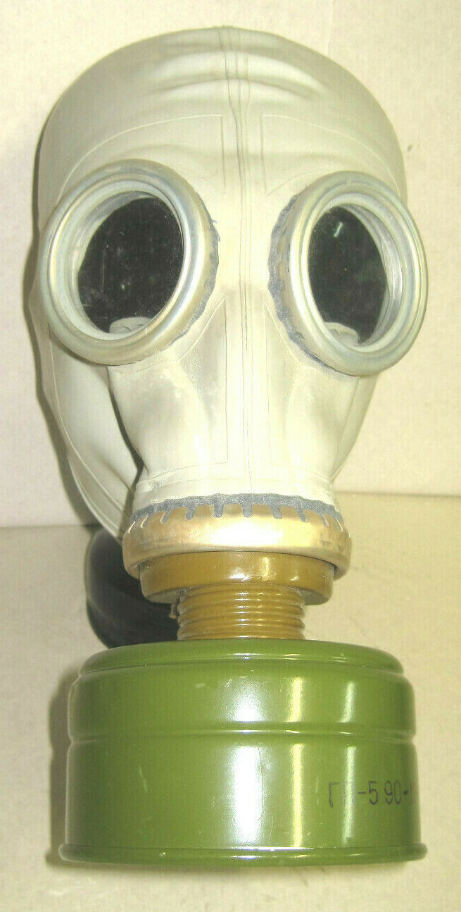 NVA Gasmaske Filter  ABC Schutzkleidung Prepper Maske  Halloween  DDR Gummi