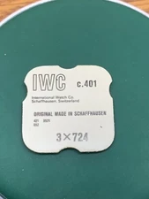 IWC original NOS cal 401 balance staff 724 (421, 8521, 852)*one per purchase*