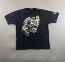 Vtg Otomix T-Shirt Mens XL Black Martial Arts Weightlifting Graphic Made USA 90s