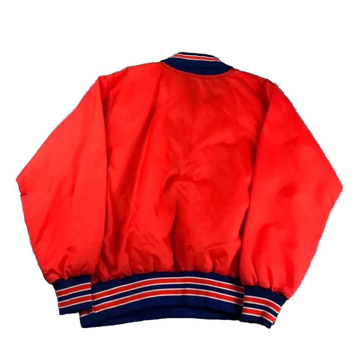 VTG Butwin Jacket Men XXL Orange Nylon 1/4 Zip Collared