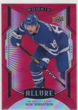 20/21 ALLURE..NICK ROBERTSON..RED RAINBOW..ROOKIE..SP..# 127..MAPLE LEAFS