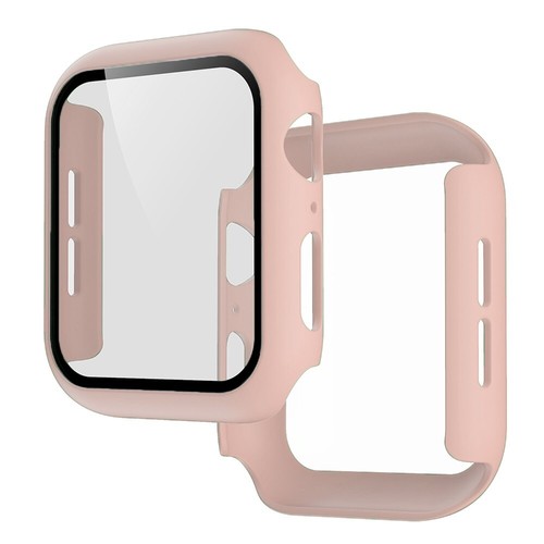 For Apple Watch Case Series 9 8 7 6 5 4 SE 3 2 1 Tempered Screen Protector Cover - 第 33/45 張圖片