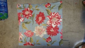 light blue euro sham