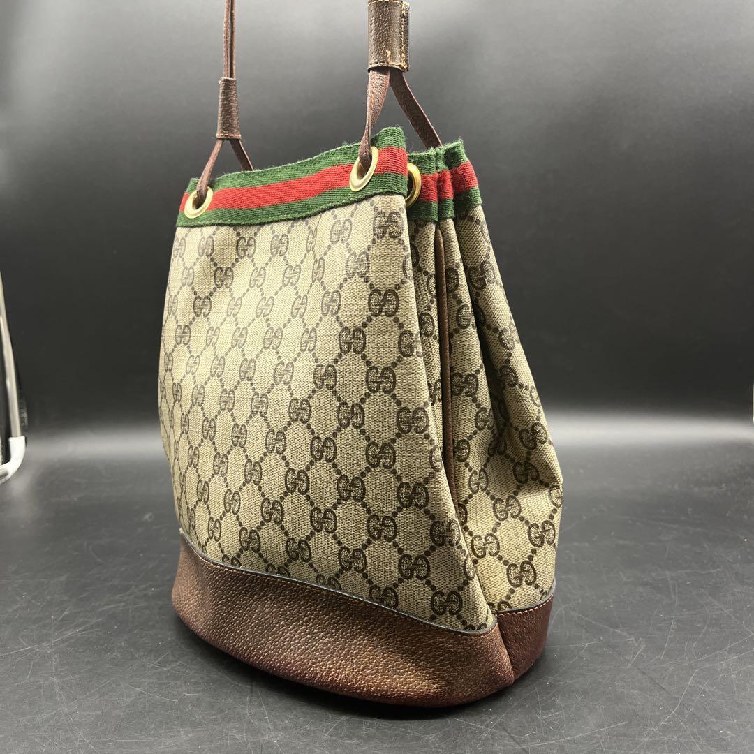 VINTAGE●GUCCI●トップステッチホーボー バッグ Vintage Gucci Hobo Bag | eBay