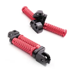 1 inch Riser Rider Passenger Footrests M-Grip For GSX-S750 17 18 19 20 21 22