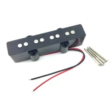 Black Ceramic Magnet Bridge Pickup for 4-string Fender Jazz J Bass® PU-JBC-BB