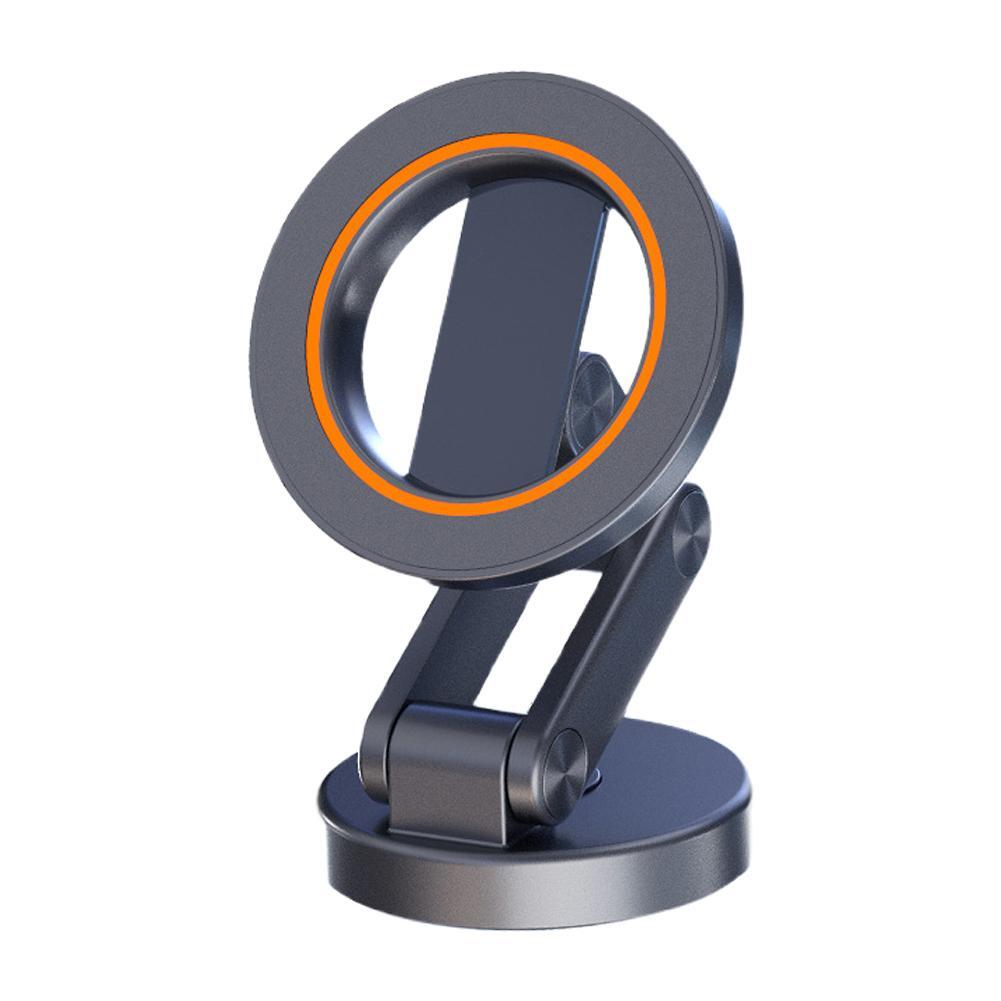 360° Rotating Car Magnetic Phone Mount with Foldable Storage for D9C D9H7