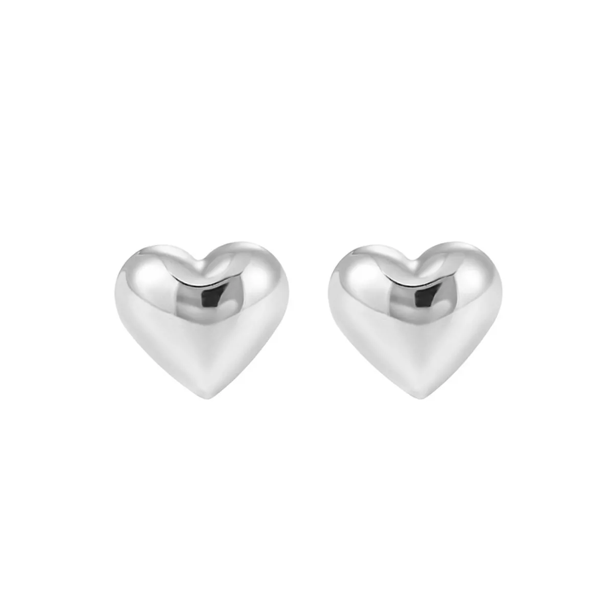 Love heart clearance stud earrings