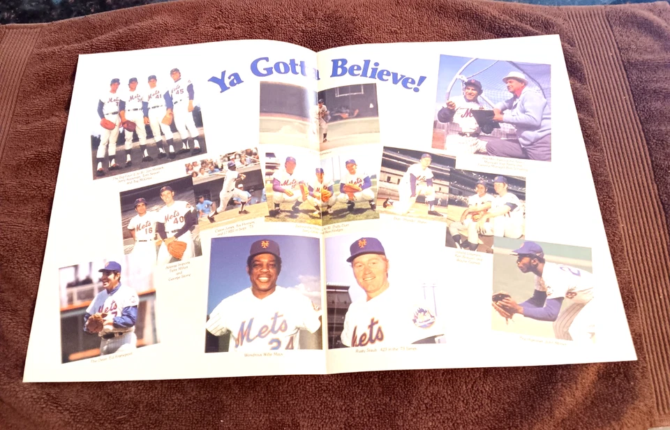 Old Vintage Mets Oldtimers Day July 30, 1983 Shea Stadium Program - Image 3 of 4