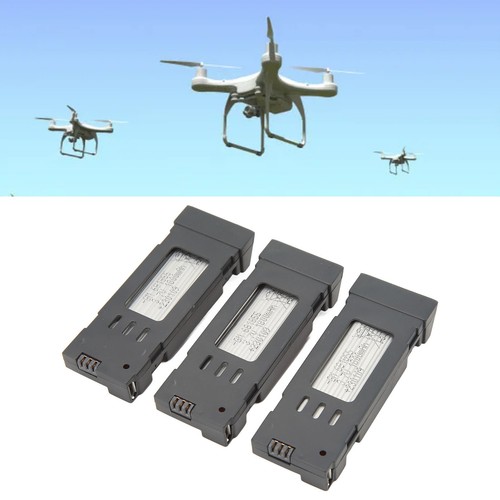 (1800 mAh) Batería de litio plano RC de 3 piezas con cable de carga 3 en 1 para E58 - Imagen 5 de 24