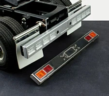 Metal Rear Bumper Taillight 1/14 For Tamiya RC Dump Truck Grand Hauler King Car