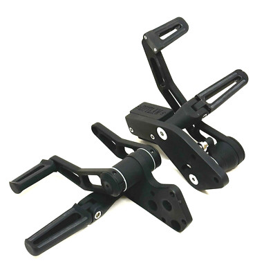 OUTLAW 84-99 SOFTAIL FLAT BLACK 2'' EXTENDED FORWARD CONTROLS FXST / FLST HARLEY