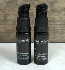2X ~ Perricone MD ~ Acyl-Glutathione Eye Lid Serum ~ travel size 0.25 oz, nwob