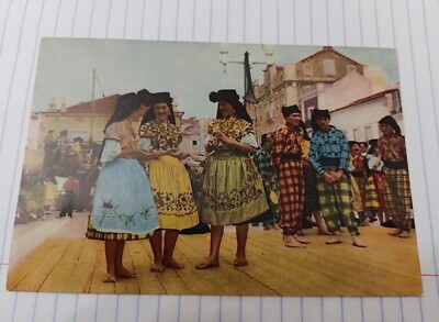 Postcard Nazare Some Nice Girls Of The Folkoric Group Ta-mar 227
