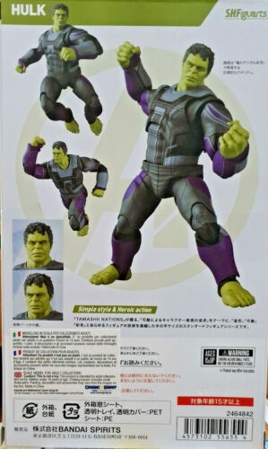 HULK Avengers END GAME Tamashii Nations Bandai SH Figuarts 19cm Nuova - Imagen 6 de 12