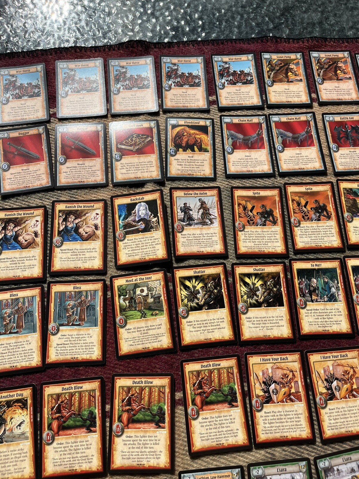 Warlord CCG Card Lot. Saga Of The Storm eBay