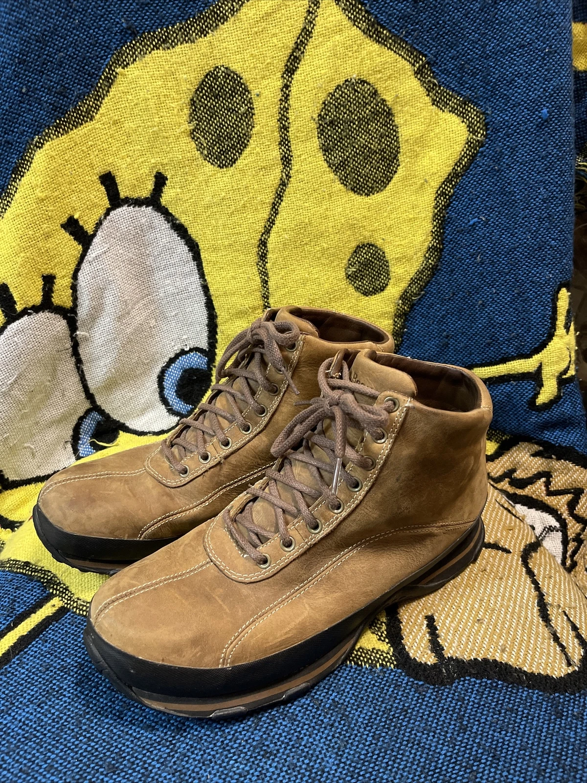 VTG L.L. Bean Men’s Brown Waterproof TEK2.5 Leather Walking Hiker Boots