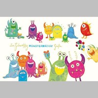 Geburtstag - GlüCkwunschkarte Im Format 11,5 X 17 Cm Mit Umschlag - Viele Bunte
