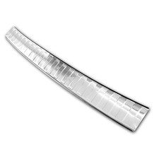 Ladekantenschutz für Fiat 500 Schrägheck (312) 3D FL 2015-2024 Silber Gebürstet