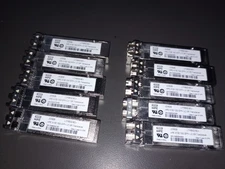 LOT OF 10 HPE JD092B X130 10G SFP+ LC SR Transceiver