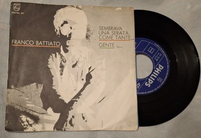 Battiato Franco sah aus wie ein Abend wie viele seltene Leute 1969 ITALIEN 45 RPM 7''