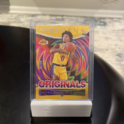 2023-2024 Origins Jalen Hood-Schifino Rookie Originals Gold /10 #17 Lakers