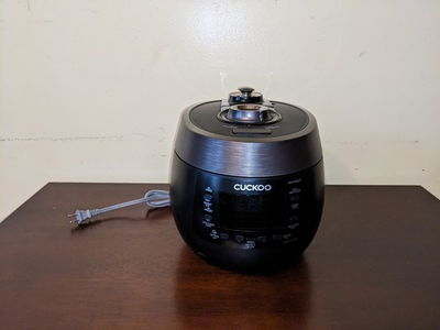 #ad Cuckoo 6 Cup Twin Pressure Rice Cooker Warmer Black CRP RT0609F $250.00