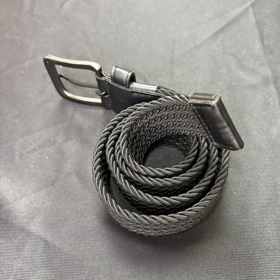 Cinturón de golf Nike para hombre G-Flex tejido elástico negro S5045001A Foto 2 de 4