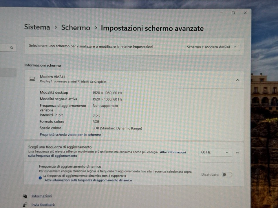 COMPUTER PC MSI ALL IN ONE 24” AM241 11M i5-1135G7 2.4GHz RAM 8GB SSD 256GB - Immagine 3 di 4