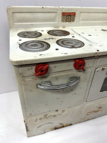 Vintage 1950’s Empire Little Lady Electric Toy Doll Stove *Not Working Cord Bad - Picture 7 of 15