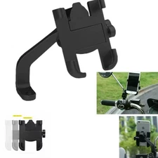 Aluminum Motorcycle 360 degree Mirror Mount Holder for Cell Phone GPS