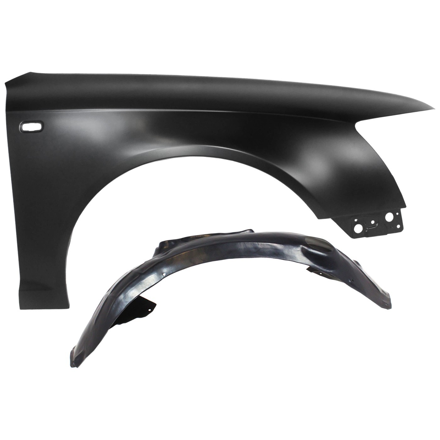Fender Front Passenger Right Side Aluminum for Audi A6 Quattro 2005-2008