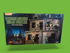 SDCC NECA TMNT MOVIE Teenage Mutant Ninja Turtles Street Scene Diorama NEW RARE